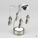 Metal Candlesticks For Candles Modern Room Decor Silver Carousel Candle Tea Light Holder Damper Home Decoration Valentine's Gift