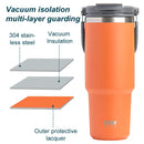 Tyeso 900ml Stainless Steel Thermos Bottle Coffee Cup Portable Insulation Cold And Hot Travel Fitness Mug Leakproof Vacuum Flask