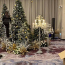 OUFULA European Style Crystal Floor Lamp Luxurious Hotel Ballroom Wedding Candle Decoration Lamp Living Room Bedroom Villa