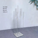 2pcs 4pcs 10pcs Wedding Decoration Centerpiece Candelabra Clear Candle Holder Acrylic Candlesticks for Weddings Event Party