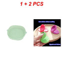 1PC Silicone Air Fryer Basket Oven Mold Baking Tray Pizza Fried Chicken Basket Round Square Reusable Pan Liner Accessories