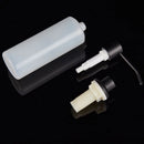 350ml Kitchen Dish Soap Dispenser Sink Soap Pump Dispenser Stainless Steel Built-in Detergent Dishwashing Liquid Container