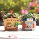 Creative Flower Pot for Succulents Cactus, Decorative Garden Pots for Mini Plants, Bakery Sushi Themed Planter Home Decor