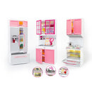 Children's Kitchen Toy Set Simulation Mini Kitchenware Refrigerator Model Girls Play House Toy Gift Box