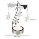 Metal Candlesticks For Candles Modern Room Decor Silver Carousel Candle Tea Light Holder Damper Home Decoration Valentine's Gift