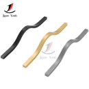 160mm-384mm Aluminum Alloy Gold Brushed Furniture Cabinet Door Handle Wardrobe Cupboard Door Drawer Handle Furniture Hardware