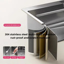 Kitchen Accessories Basin Large Thickened 304 Sink Stainless Steel Sink Single Vegetable Basin Dishwasher Table Stainless Steel