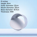 2-9 Inches Round Cake Mold with Removable Bottom DIY Aluminum Alloy Baking Cheesecake Pan Mould Fondant Dessert Decoration Tools