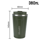 Thermo Cafe Double Stainless Steel Coffee Mug for Tea Water Coffee 380/510ML Leak_Proof Travel Thermo Cup Car Thermos Mug