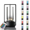 Newest 3/12 Colors Stepless Dimming Table Lamps 2000mAh Rechargeable Desktop Night Lights Touch Atmosphere Light Remote Control