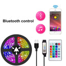 USB LED Strip Light Tape 2835 Bluetooth SMD 5V USB RGB Lights Flexible LED Lamp Tape Ribbon RGB Self-adhesive TV Desktop Diode