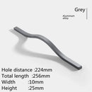 160mm-384mm Aluminum Alloy Gold Brushed Furniture Cabinet Door Handle Wardrobe Cupboard Door Drawer Handle Furniture Hardware
