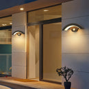 18W 24W 30W Moden waterproof outdoor wall lamp PIR motion sensor wall light Garden porch frontdoor black aluminum lamp body
