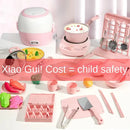 Toy Real Cooking Toy Mini Rice Cooker Pretend Play Toy Kitchen Kids Toys Simulation Cooking Toys Dollhouse Accessories