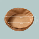 Airfryer Baking Paper Oil-Proof and Oil-Absorbing Air Fryer Disposable Paper Liner for Barbecue Plate Round Oven Pan Pad