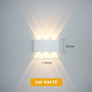 Aluminum LED Wall Lamp Waterproof IP65 Outdoor Garden Lights 8W 12W Interior Wall Light for Bedroom Living Room Stairs Lighting
