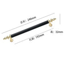 Modern Light Luxury European Wardrobe Cabinet Door Handle Drawer Shoe Cabinet Furniture Hardware Circular Tube Handle