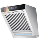 230W Mini Side Suction Range Hood Stainless Steel Panel Hanging Household Ventilator 400mm Kitchen Exhaust Cooker Hoods 220V