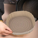 1PC Silicone Air Fryer Basket Oven Mold Baking Tray Pizza Fried Chicken Basket Round Square Reusable Pan Liner Accessories
