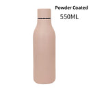 Free Custom Name 550ml Vacuum Insulated Flask Stainless Steel Thermos Cola Water Bottles Thermal Portable Cup Mug For Sport Girl