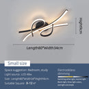 Smart Home Alexa Modern led Ceiling Lights for living room bedroom study room Matte black or Gold finished Ceiling Lamp fixtures