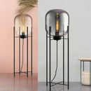 Nordic Minimalist Luxurious Glass Led Floor Lamp Designer Bedroom Bedside Table Light High-end Living Room Decoration Lighting