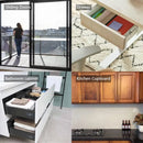 4/2/1Pack Ultra Thin Cabinet Magnetic Catch Adhesive Drawer Magnet Catch Kitchen Closet Door Closing Magnetic Door Catch Closer