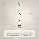 Modern LED Floor Lamp Smart Remote Control Spiral Light Bedroom Living Room Kitchen Sofa Corner Vertical Home Led Lighting Lamps