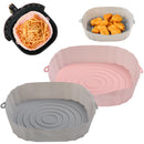 1/2Pcs Air Fryer Kitchen Utensils Air Fryers Pan Pizza Baking Mold Airfryer Accessories Silicone Air Fryer Pans Mold For Baking
