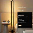 RGB Minimalist Floor Lamp, Living Room, Bedroom, Study, Bedside Lamp, Eye Protection LED Remote Control Dimming Ambient Light