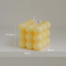 Ins Style Bubble Cube Candle Handmade Scented Candle Aromatherapy Soy Wax Candle Wedding Birthday Candles Party Home Decoration