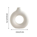 Home Flower Vase Imitation Ceramic Plastic Flower Pot Storage Bottle For Flowers Living Room Modern Home Decorations Ornaments