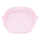 1PC Reusable Silicone Air Fryer Basket Oven Mold Baking Tray Pizza Fried Chicken Basket Round Square Pan Liner Accessories