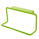 Plastic Hanging Holder Multifunction Towel Rack Cupboard Cabinet Door Back Home Storage Organizer Kitchen Accessories 1pc