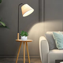 Nordic Wood Tripod Floor Lamp with Coffee Table Home Decoration Wooden Floor Lamps for Living Room Bedroom Office Standing Light