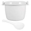 Microwave Rice Cooker Egg Steamer for Cooking Oven Pot Bowl Microwavable Soup Pasta