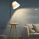 Nordic Wood Tripod Floor Lamp with Coffee Table Home Decoration Wooden Floor Lamps for Living Room Bedroom Office Standing Light