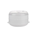 Microwave Steamer Kitchen Hot Buns Dumplings with Lid Household Multifunctional Steamer