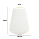 Morandi Plastic Vase Living Room Decoration Ornaments Modern Origami Plastic Vases for Flower Arrangements Home Decoration