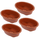 4 Pcs Flower Pots Outdoor Plants Plastic Home Bonsai Indoor Planter Flowerpots Cactus Succulent Planting Household Large