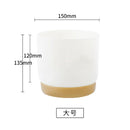 Succulent Plant Pot Double-layer Succulent Green Dill  Round Double Layer Small Green Plant Flowerpot Succulent Small Flower Pot