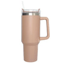 40oz Mug Tumbler With Handle Insulated Tumbler With Lids Straw Stainless Steel Coffee Tumbler Termos Cup for Travel Thermal Mug