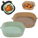 1/2Pcs Air Fryer Kitchen Utensils Air Fryers Pan Pizza Baking Mold Airfryer Accessories Silicone Air Fryer Pans Mold For Baking