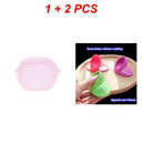 1PC Silicone Air Fryer Basket Oven Mold Baking Tray Pizza Fried Chicken Basket Round Square Reusable Pan Liner Accessories