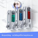Wall Soap Liquid Dispenser No Drill Bathroom Shampoo and Conditioner Bottle Kitchen Dish Soap Detergent Container 1/2/3*200ML