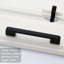 Aluminum Gold Furniture Handle Solid Cabinet Pulls Drawer Knobs Kitchen Door Cupboard Handle Pulls Modern Furniture Hardware