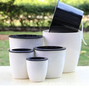 Hydroponic Flower Pot Plastic Self Watering Planter Flowerpot Office Garden Plants Basket Nursery Pots Home Decoration
