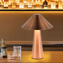 LED Wireless Table Lamp USB Rechargeable Desk Lamp Creative Atmosphere Light for Bedside Room Restaurant Cafe Decorative Lamp
