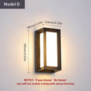 LED Outdoor Wall Light Lamp PIR Motion Sensor AC85-265V ABS Waterproof Modern Indoor Home Balcony Porch Garden Decoration