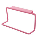 Plastic Hanging Holder Multifunction Towel Rack Cupboard Cabinet Door Back Home Storage Organizer Kitchen Accessories 1pc